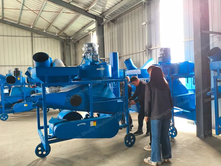 factory visit for peanut sheller