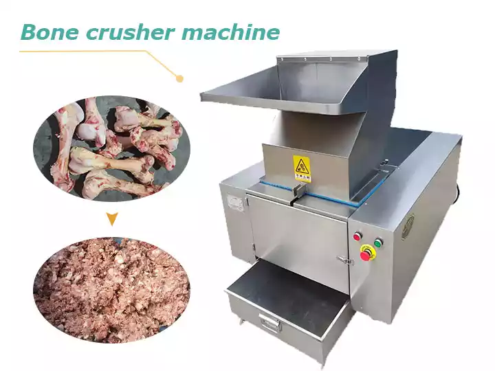Animal bone crusher machine