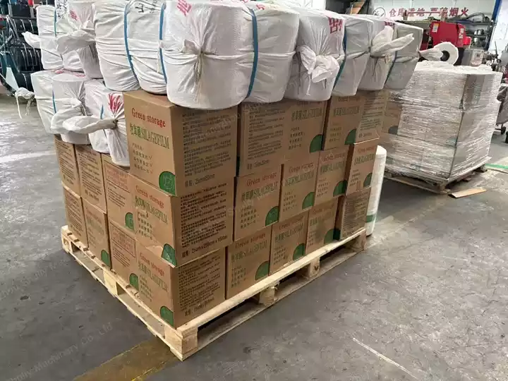 packed silage ropes