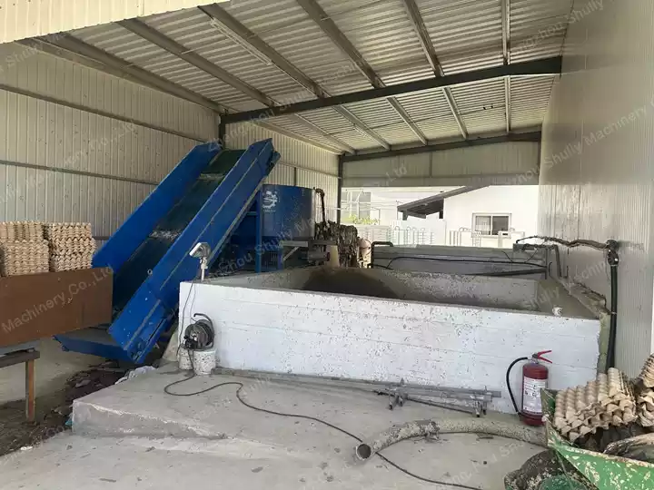 installed egg tray production line