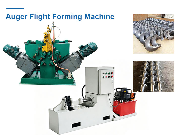 auger flight forming machine