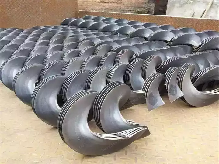 formed screw blades