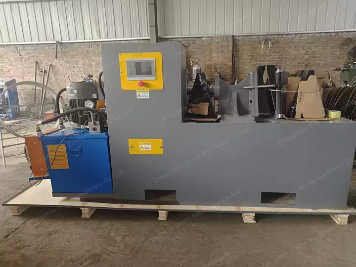 sectional spiral blades forming machine