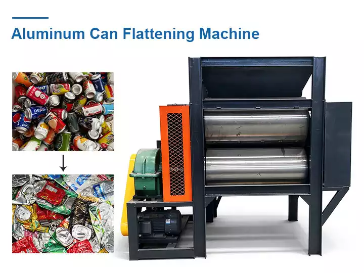 can flattening machine